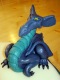 Modr drak - detail